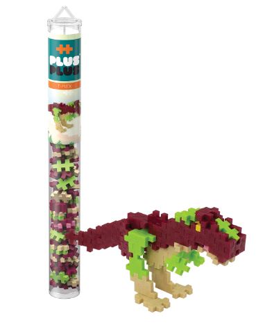 BLOCS PLUS-PLUS EN TUBE - T-REX