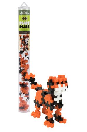 PLUS-PLUS BLOCKS IN TUBE - TIGER 70 PIECES