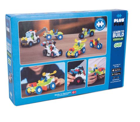 PLUS-PLUS GO BLOCKS - LEARN TO BUILD VEHICLES
