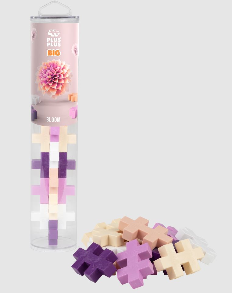 BLOCS PLUS-PLUS - TUBE BIG BLOOM - 15 PIÈCES