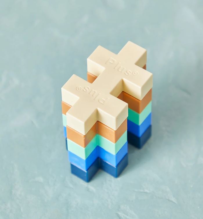 PLUS-PLUS BLOCKS - BIG BREEZE TUBE - 15 PIECES