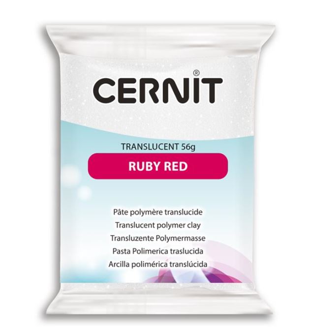 CERNIT TRANSLUCENT - ROUGE RUBIS 56G