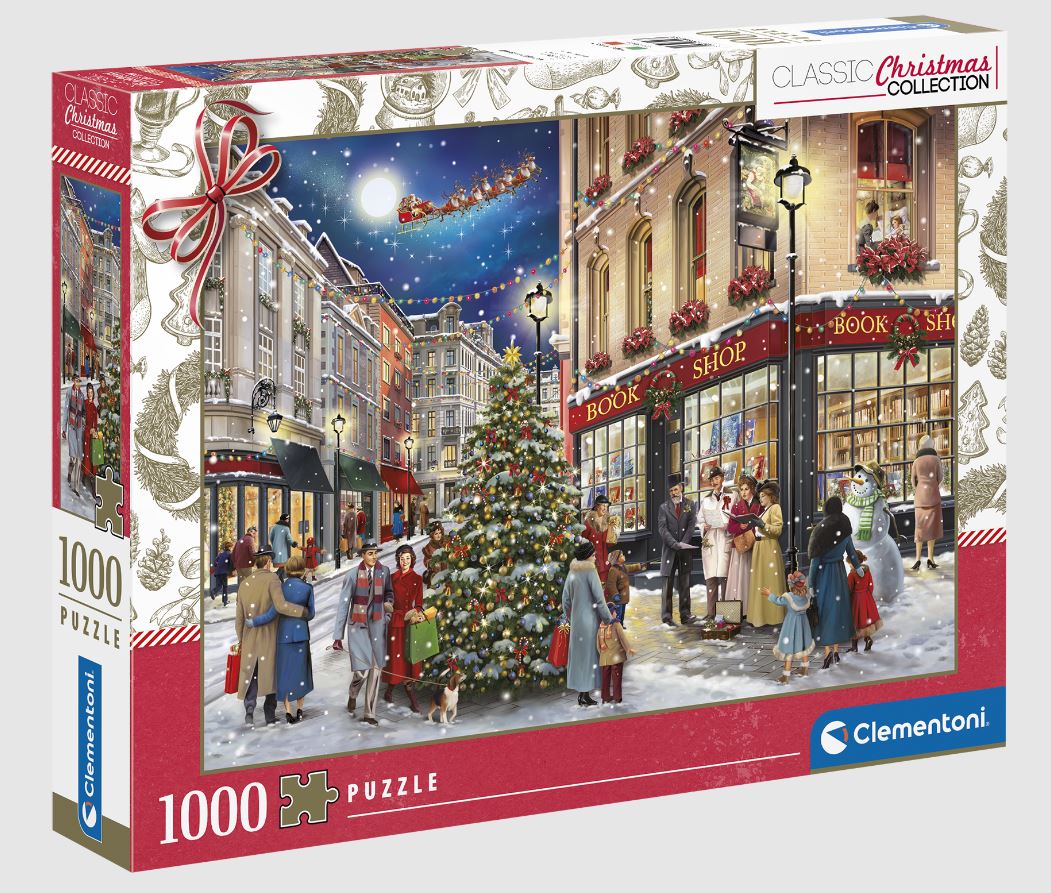 CLEMENTONI JIGSAW PUZZLE 1000 PIECES - CHRISTMAS WALK #81498
