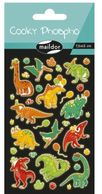 COOKY PHOSPHO - DINOSAUR STICKERS