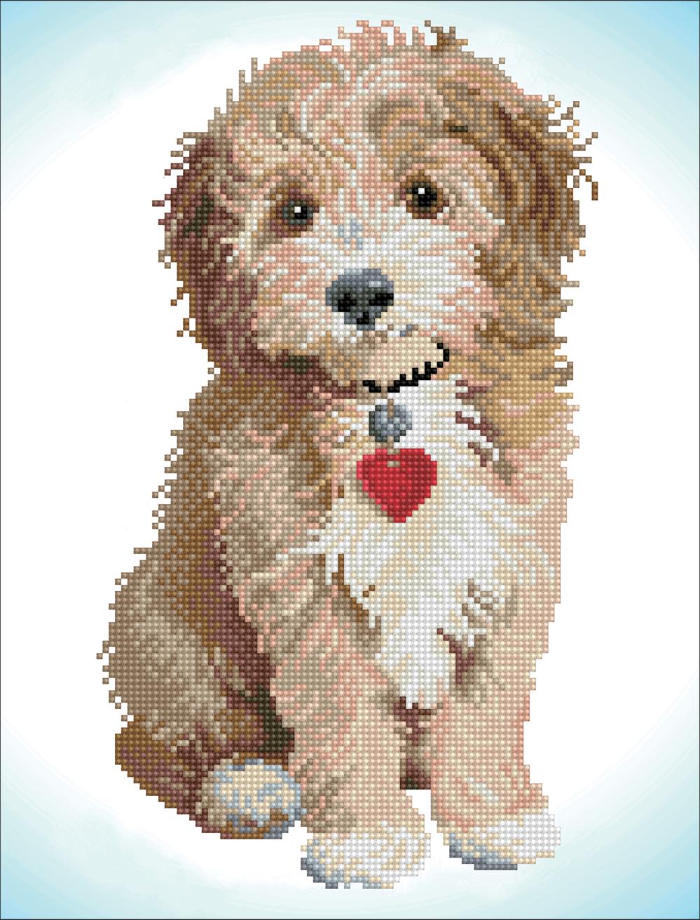 DIAMOND DOTZ - BÉBÉ CHIOT - DIAMOND PAINTING - PEINTURE À DIAMOND