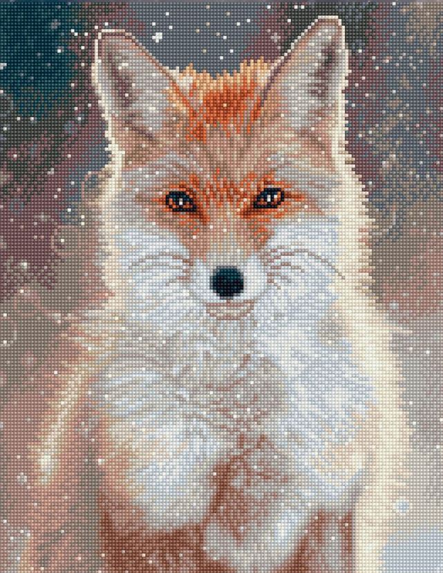 DIAMOND DOTZ ARCTIC FOX - DIAMOND PAINTING - DIAMOND PAINTING