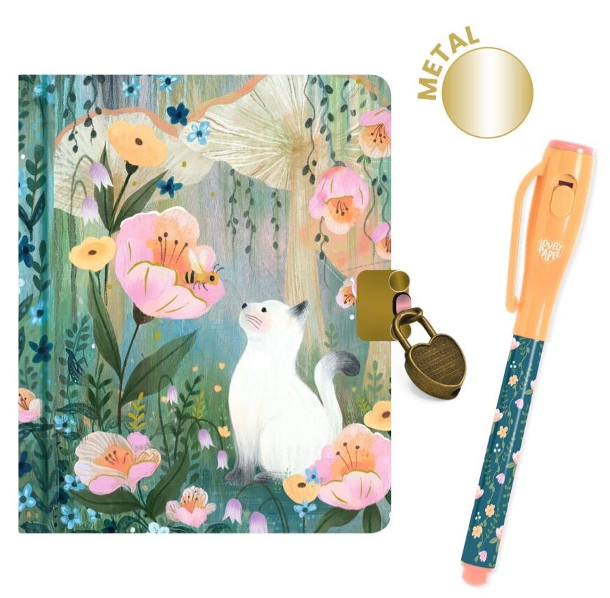 DJECO SECRET NOTEBOOK AND PEN - KENDRA