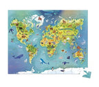 JANOD 100 PIECE JIGSAW PUZZLE - THE WORLD #326074