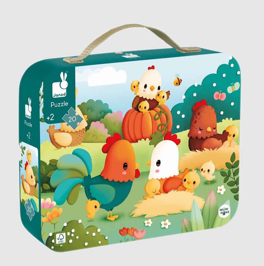 JANOD 20-PIECE PUZZLE - WELCOME TO THE FARM #J03328