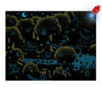 JANOD MAGICAL PUZZLE 24 PIECES - THE FOREST + MINI FLASHLIGHT