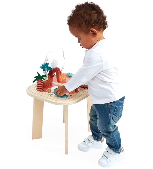 JANOD - WOODEN DINO ACTIVITY TABLE