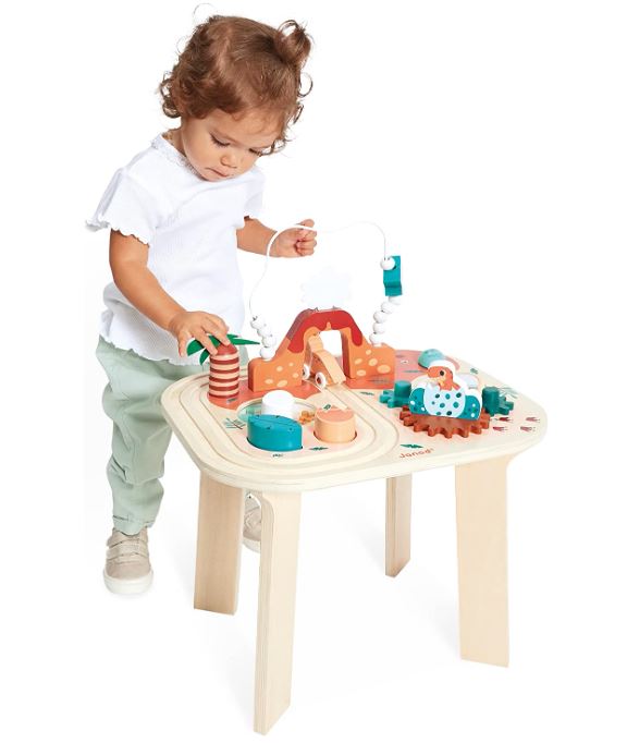 JANOD - WOODEN DINO ACTIVITY TABLE