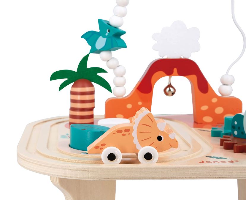 JANOD - WOODEN DINO ACTIVITY TABLE