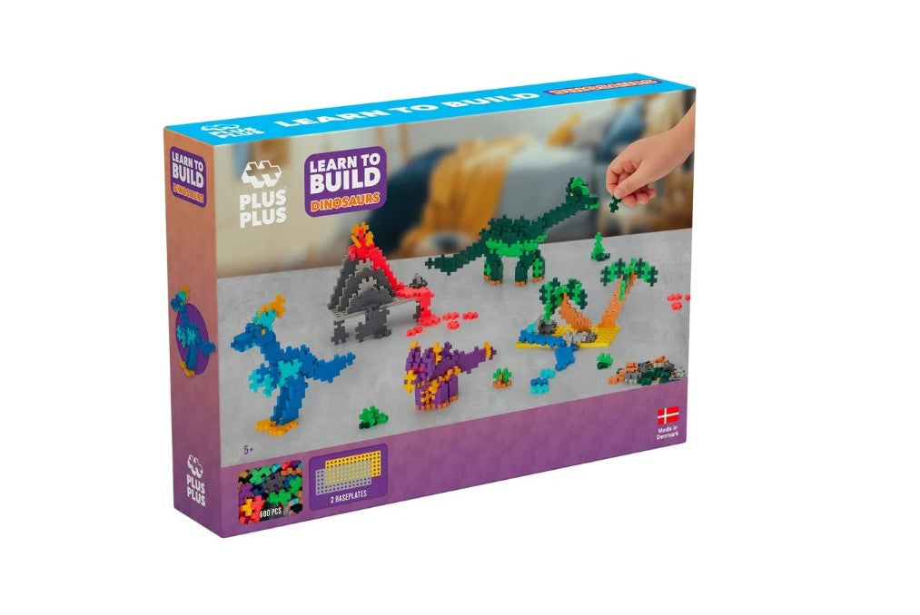 PLUS-PLUS BLOCKS - LEARNING TO BUILD - DINOSAURS