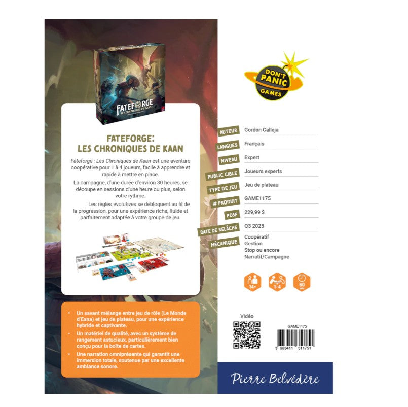 FATEFORGE THE CHRONICLES OF KAAN GAME