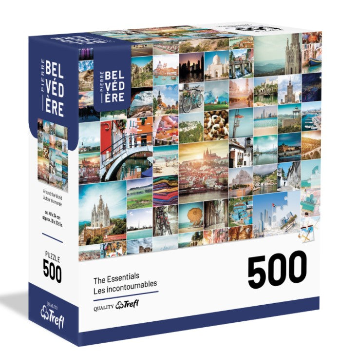 PBI JIGSAW PUZZLE 500 PIECES - AROUND THE WORLD #650390