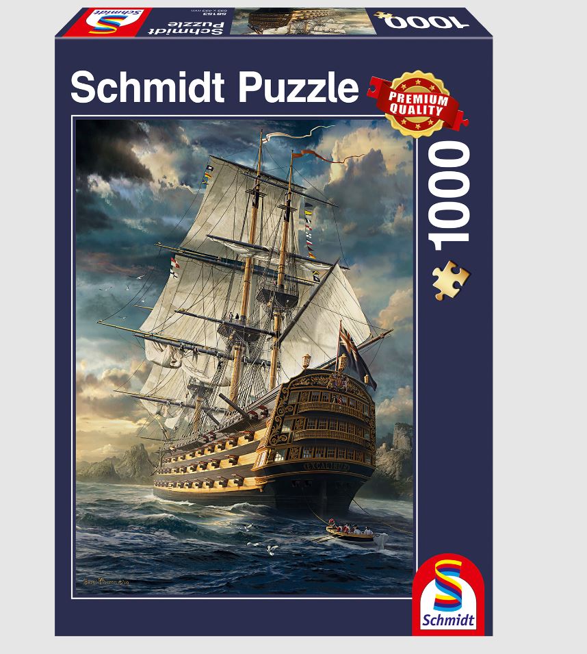 SCHMIDT CASSE-TÊTE 1000 PIÈCES - TOUTES VOILES DEHORS #58153
