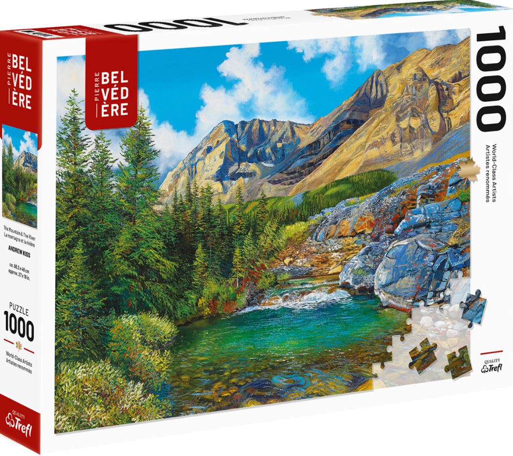 TREFL JIGSAW PUZZLE 1000 PIECES - FAMOUS ARTISTS