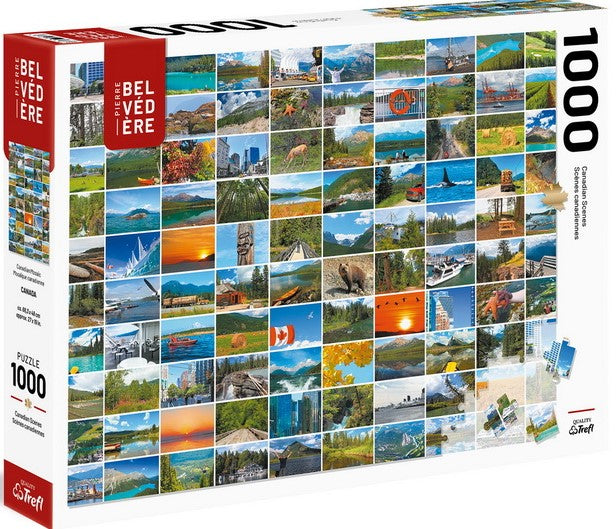 TREFL JIGSAW PUZZLE 1000 PIECES - CANADIAN MOSAIC #814204