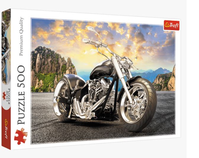 TREFL JIGSAW PUZZLE 500 PIECES - MOTORCYCLE RIDE