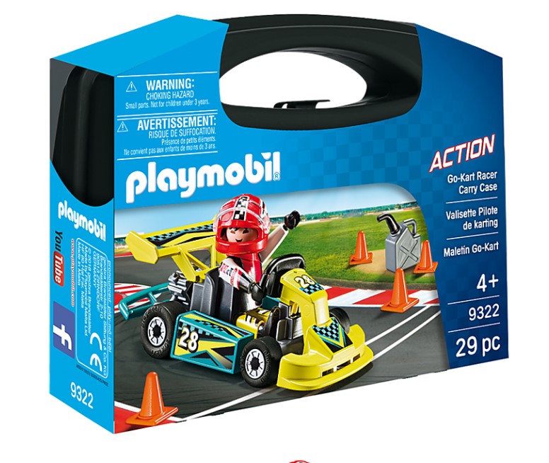 PLAYMOBIL ACTION - VALISETTE PILOTE DE KARTING #9322