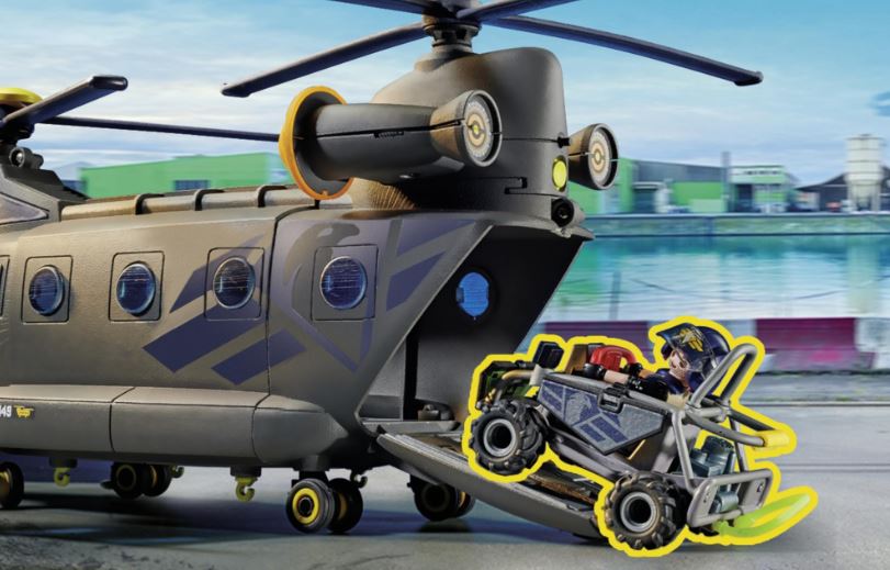 PLAYMOBIL CITY ACTION - HÉLICOPTÈRE DE TRANSPORT DES FORCES SPÉCIALES #71149