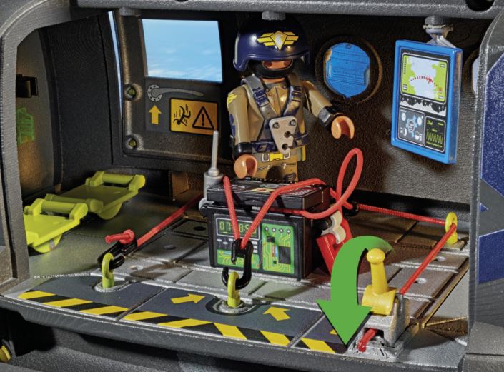 PLAYMOBIL CITY ACTION - HÉLICOPTÈRE DE TRANSPORT DES FORCES SPÉCIALES #71149