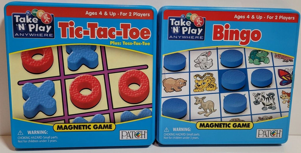 TAKE 'N PLAY - BINGO OR TIC-TAC-TOE GAME ASST