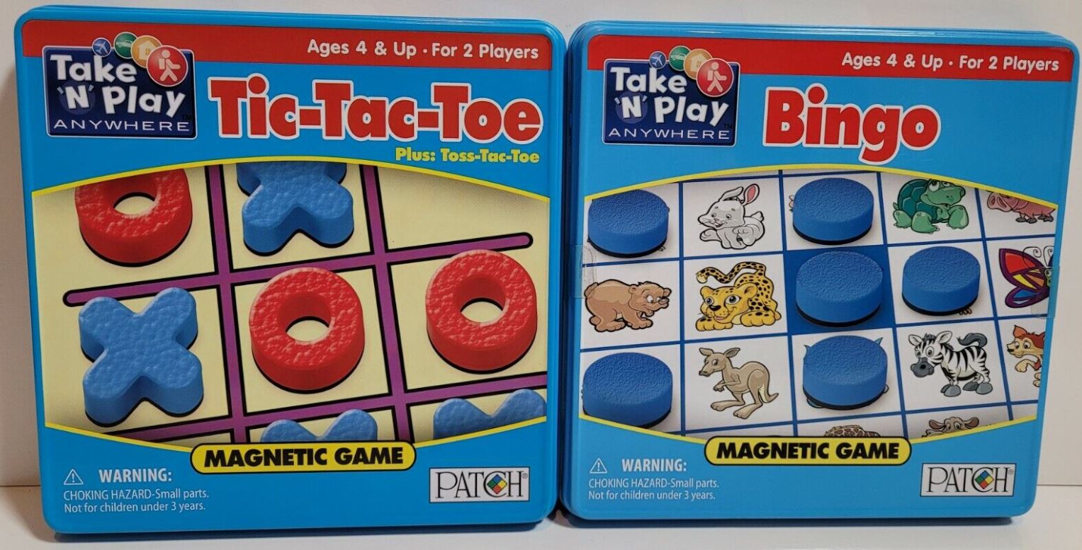 TAKE 'N PLAY - BINGO OR TIC-TAC-TOE GAME ASST
