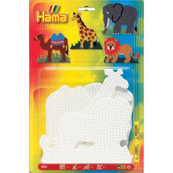 HAMA - PLAQUES EN FORMES D'ANIMAUX DE LA JUNGLE HAMA