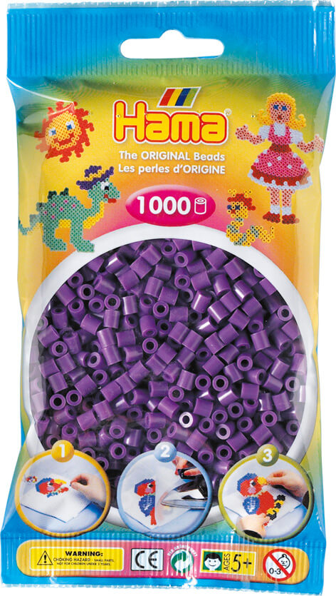 HAMA - SAC PERLES HAMA MAUVE