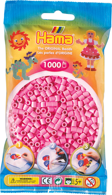 HAMA - SAC PERLES HAMA ROSE PASTEL