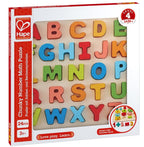 HAPE - WOODEN ALPHABET PUZZLE 24 PIECES - UPPERCASE LETTERS