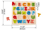 HAPE - WOODEN ALPHABET PUZZLE 24 PIECES - UPPERCASE LETTERS