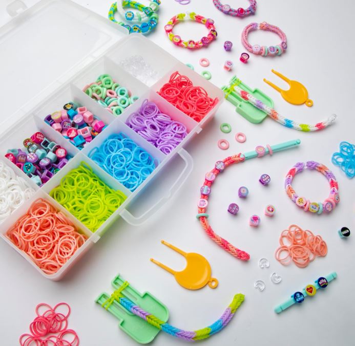 RAINBOW LOOM - MINI COMBO ENSEMBLE DE BRACELETS ET PERLES - BEADMOJI