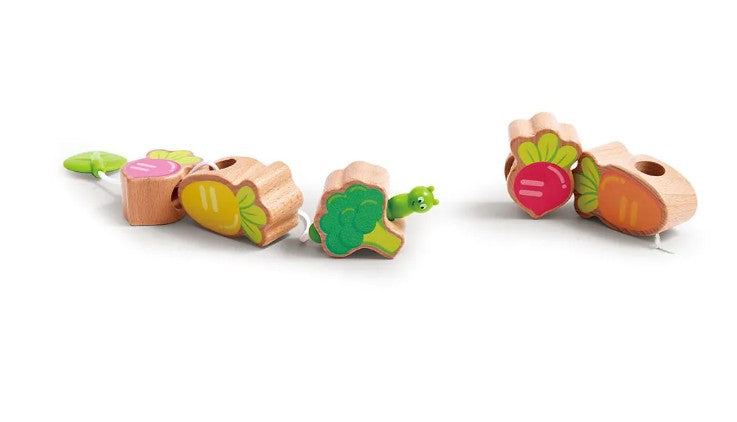 JEU D'ÉQUILIBRE ET D'ENFILAGE DE LAPINS EN BOIS