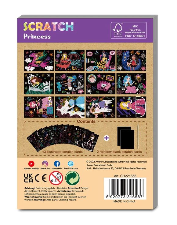 MINI LIVRE À GRATTER - PRINCESSE (SCRATCH BOOK)