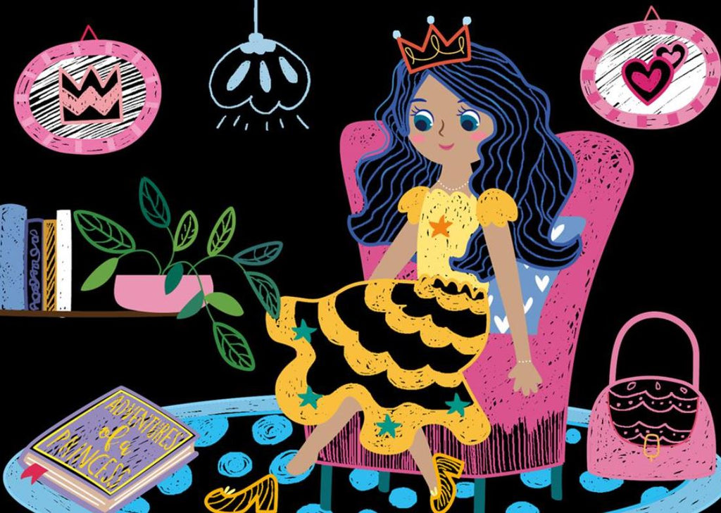 MINI LIVRE À GRATTER - PRINCESSE (SCRATCH BOOK)