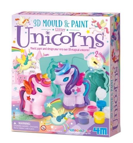 MOLD AND PAINT - 3D GLITTER UNICORNS