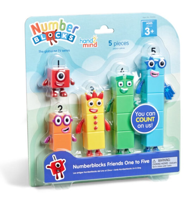 NUMBERBLOCKS - FRIENDS ONE TO FIVE – HAND 2 MIND