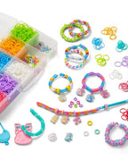 RAINBOW LOOM - ENSMBLE DE BRACELETS ET BRELOQUES À PARTAGER - CARE BEARS CUTE-TIQUE (CALINOURS)