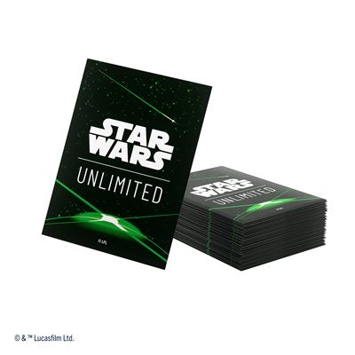 STAR WARS UNLIMITED CARD SLEEVES - GREEN (60CT)(SLEEVES)