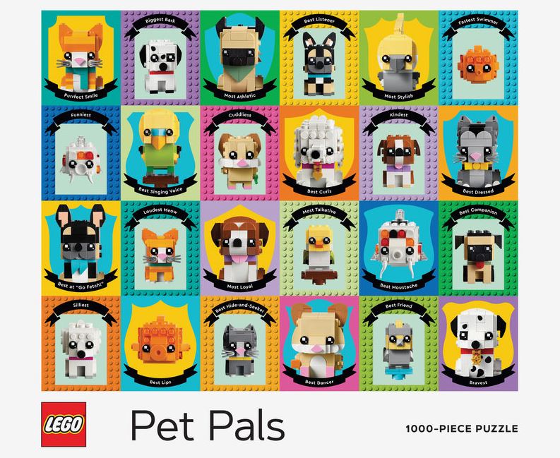 LEGO Jigsaw Puzzle 1000 Pieces - PET PALS