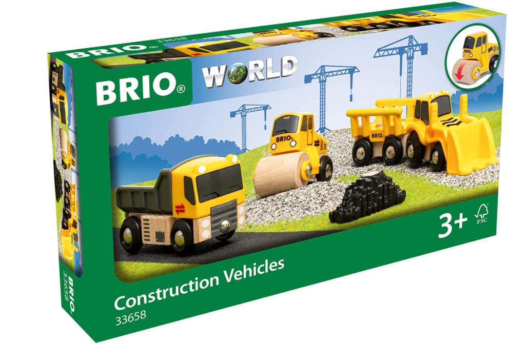 BRIO - 3 CONSTRUCTION VEHICLES SET