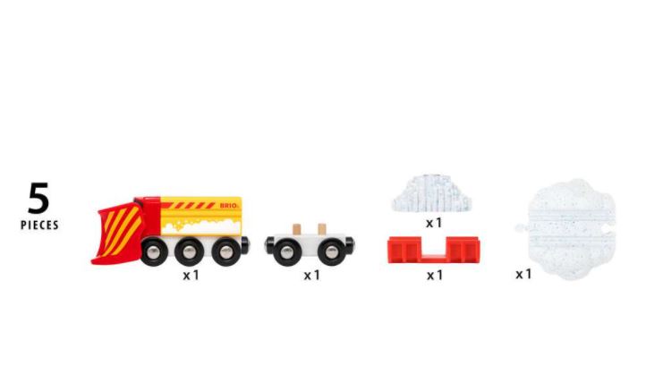 BRIO - SNOW PLOW TRAIN #33606