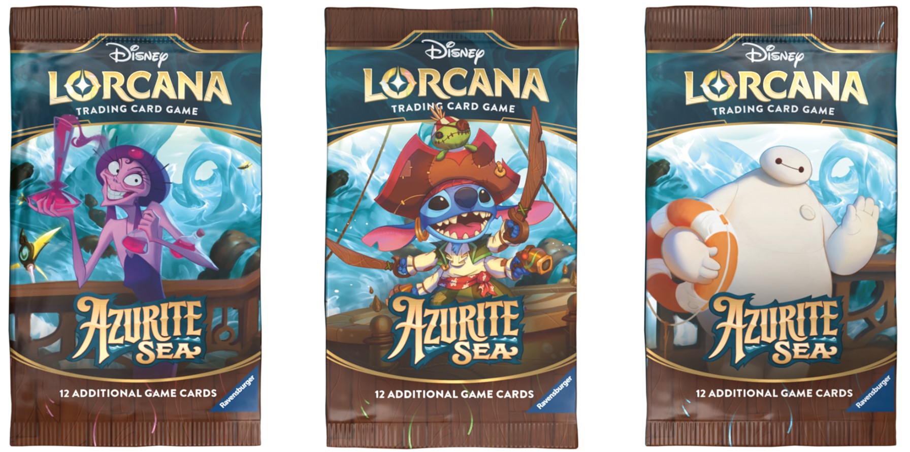 CARTES DISNEY LORCANA - AZURITE SEA - BOOSTER ASST - Version anglaise
