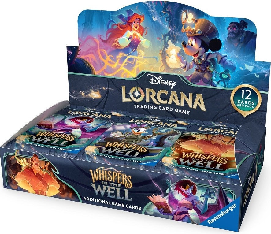 DISNEY LORCANA CARDS - WHISPERS IN THE WELL - BOOSTER ASST (EN)