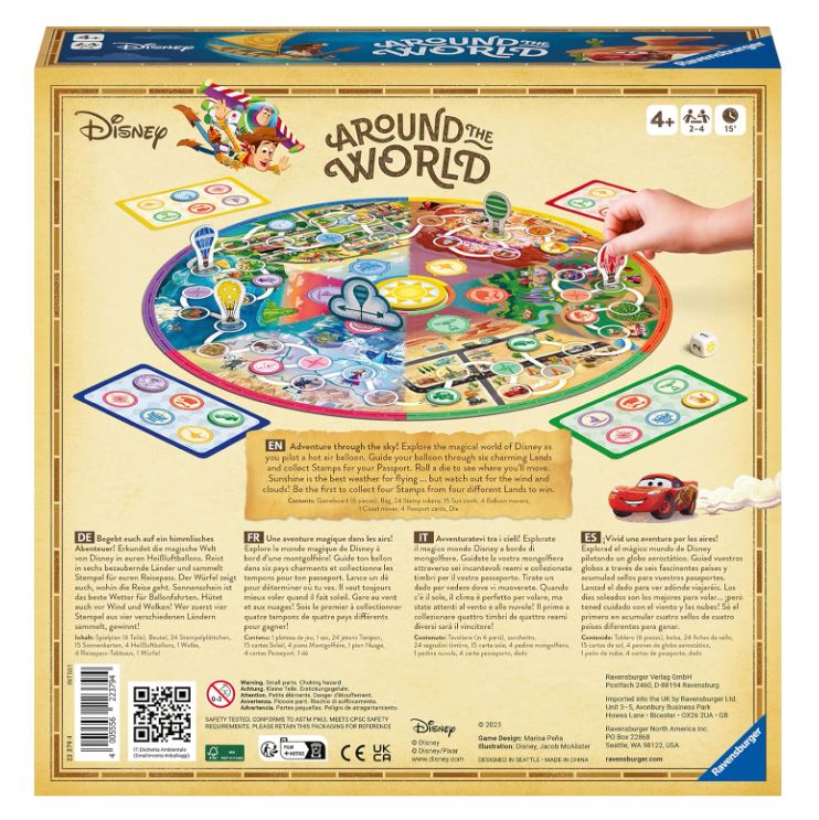 JEU RAVENSBURGER - AROUND THE WORLD DISNEY