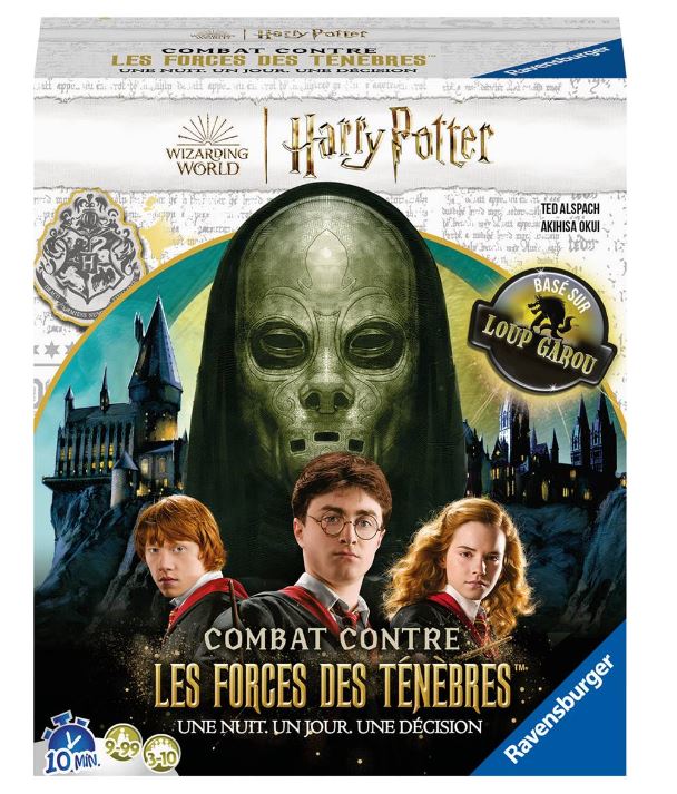 JEU RAVENSBURGER - HARRY POTTER COMBAT CONTRE LES FORCES DES TÉNÈBRES (BASÉ SUR LE JEU LOUP GAROU)
