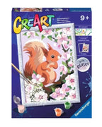 PAINT BY NUMBERS CREART RAVENSBURGER - SPRING SQUIRREL